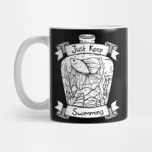 Fish in a Bottle Mug